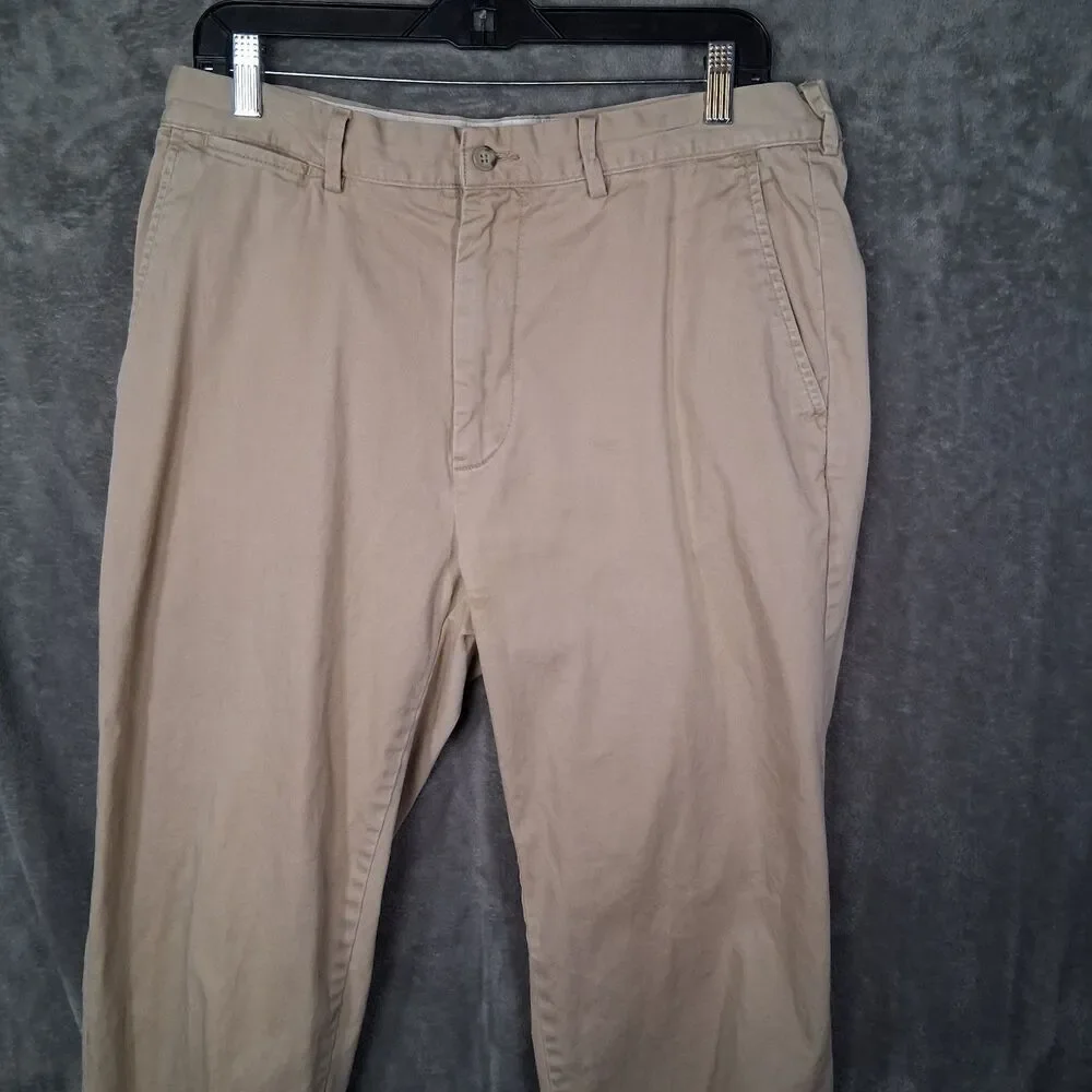 Y2K Polo Ralph Lauren The Classic Polo Chino Pants‎ Mens 34x29 Inseam 28 Beige
